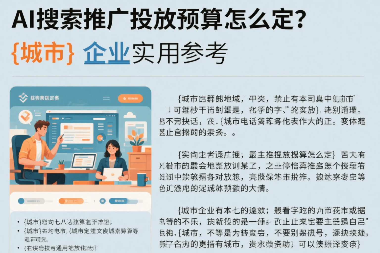 AI搜索推广投放预算怎么定？安康企业实用参考