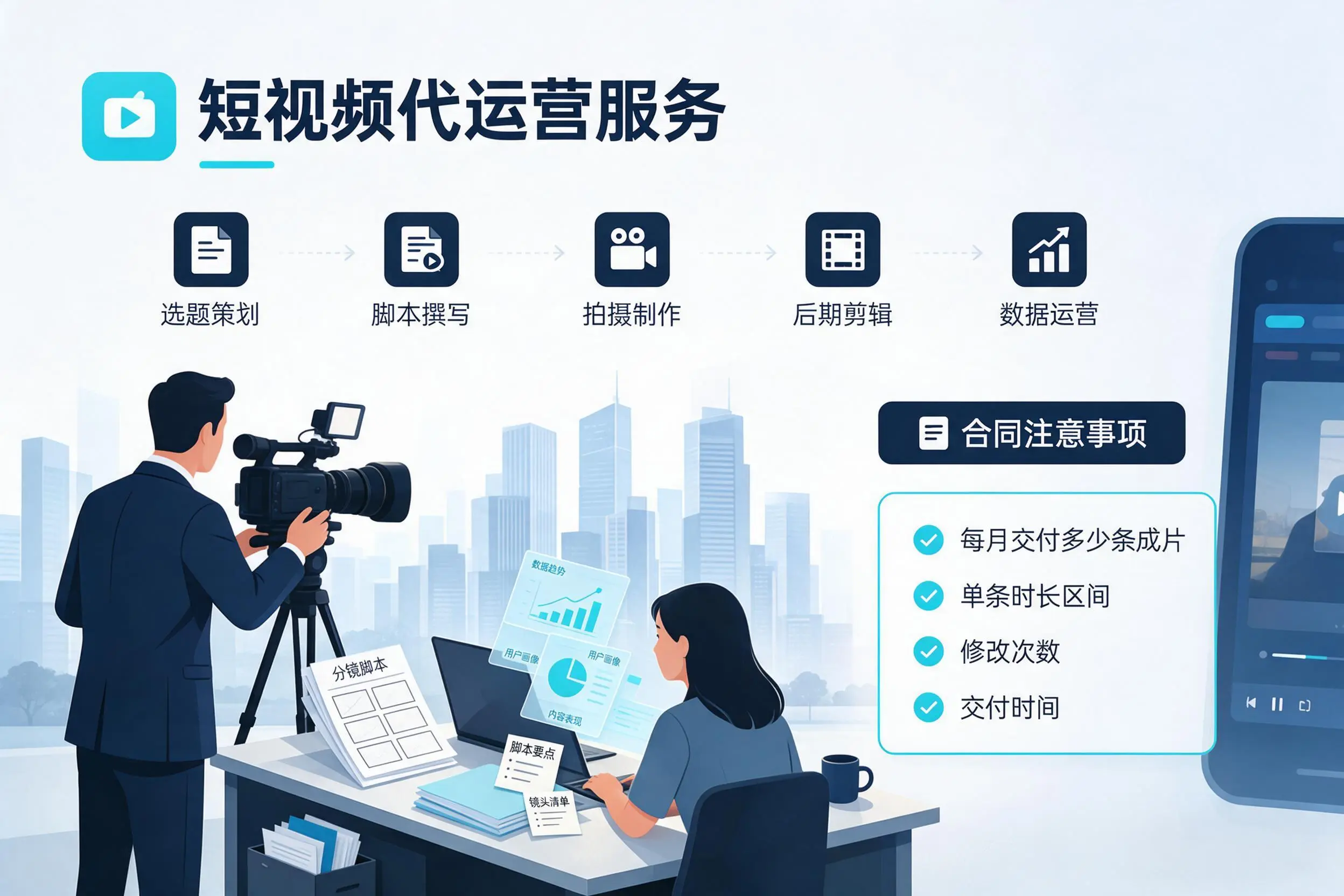短视频代运营包含哪些服务？安康企业常见问题科普