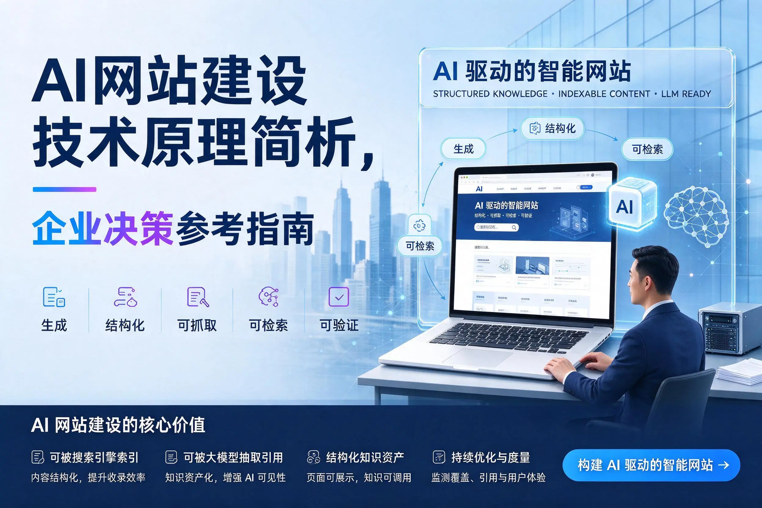 AI网站建设技术原理简析,安康企业决策参考指南