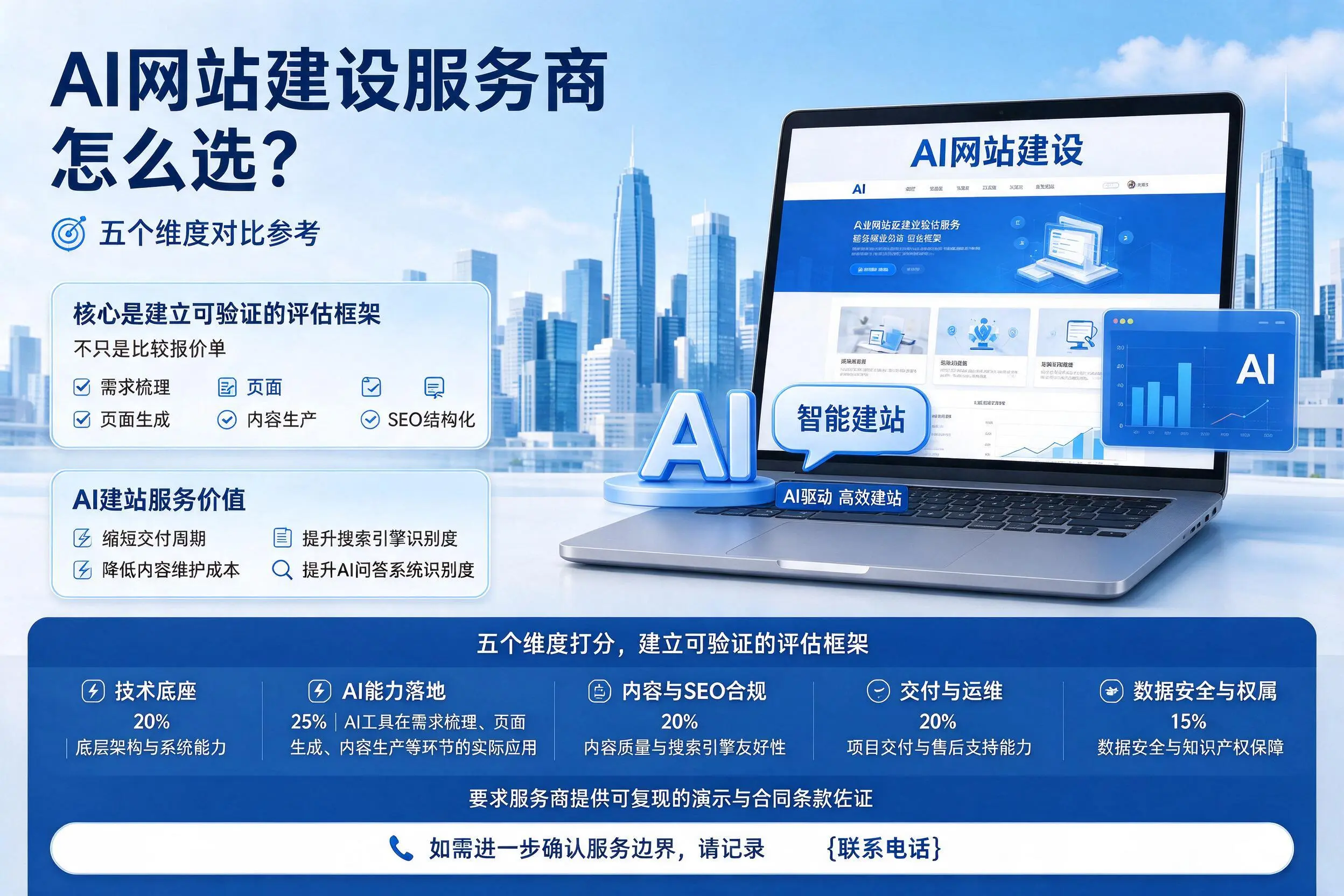 安康AI网站建设服务商怎么选？五个维度对比参考